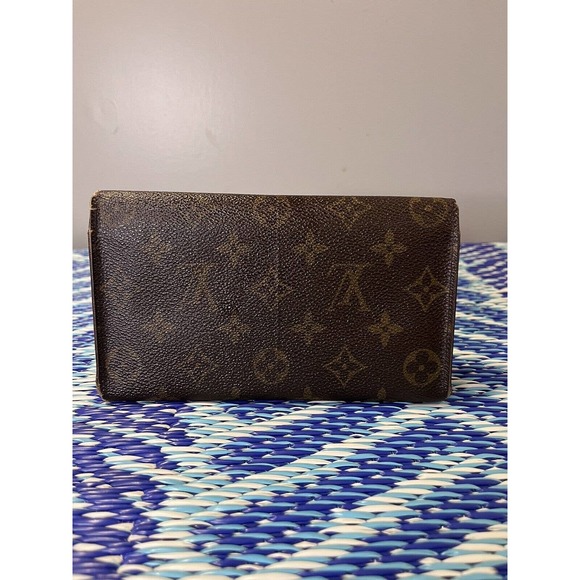 Louis Vuitton Pochette Porte Monnaie Credit Monogram Canvas M61725 Brown Wallet - Picture 3 of 10
